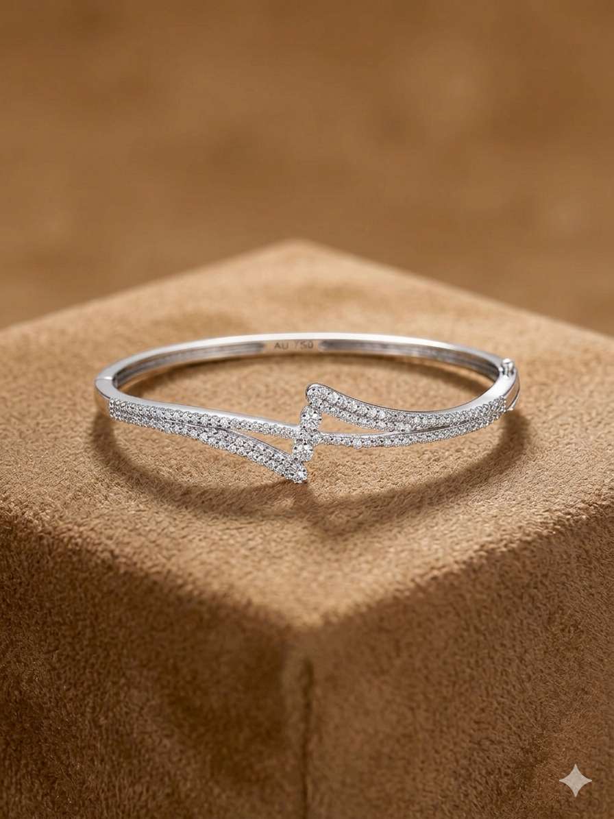 American diamond kada criss cross