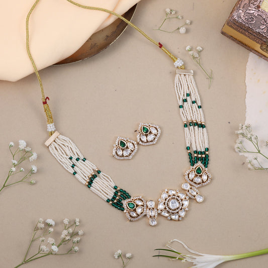 Anokhi Emerald Pearl Royal Set