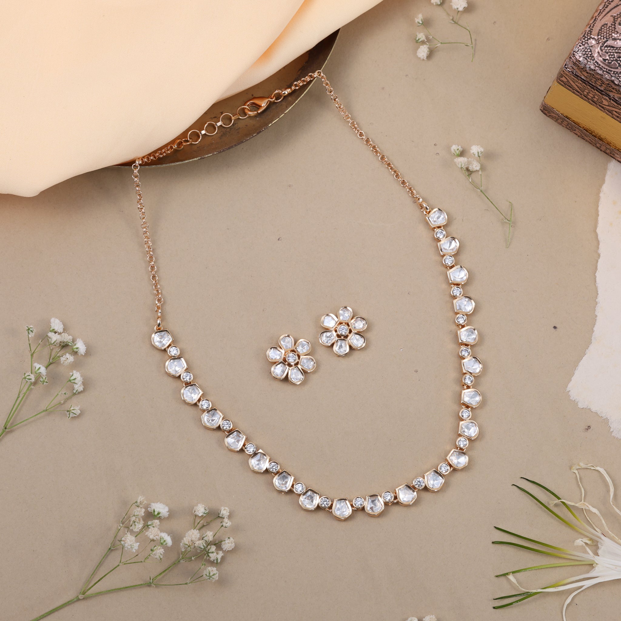 Anokhi Crystal Line Elegance Set