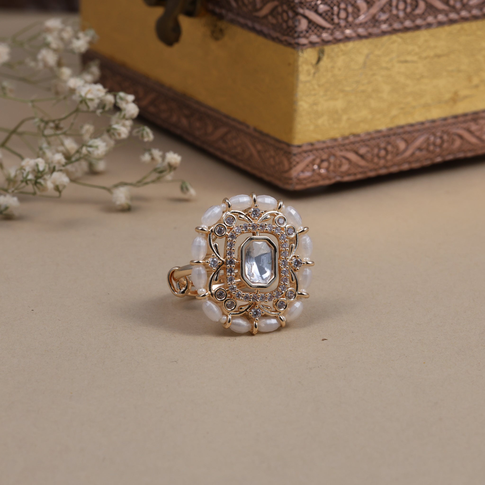 Anokhi Ivory Regal Ring