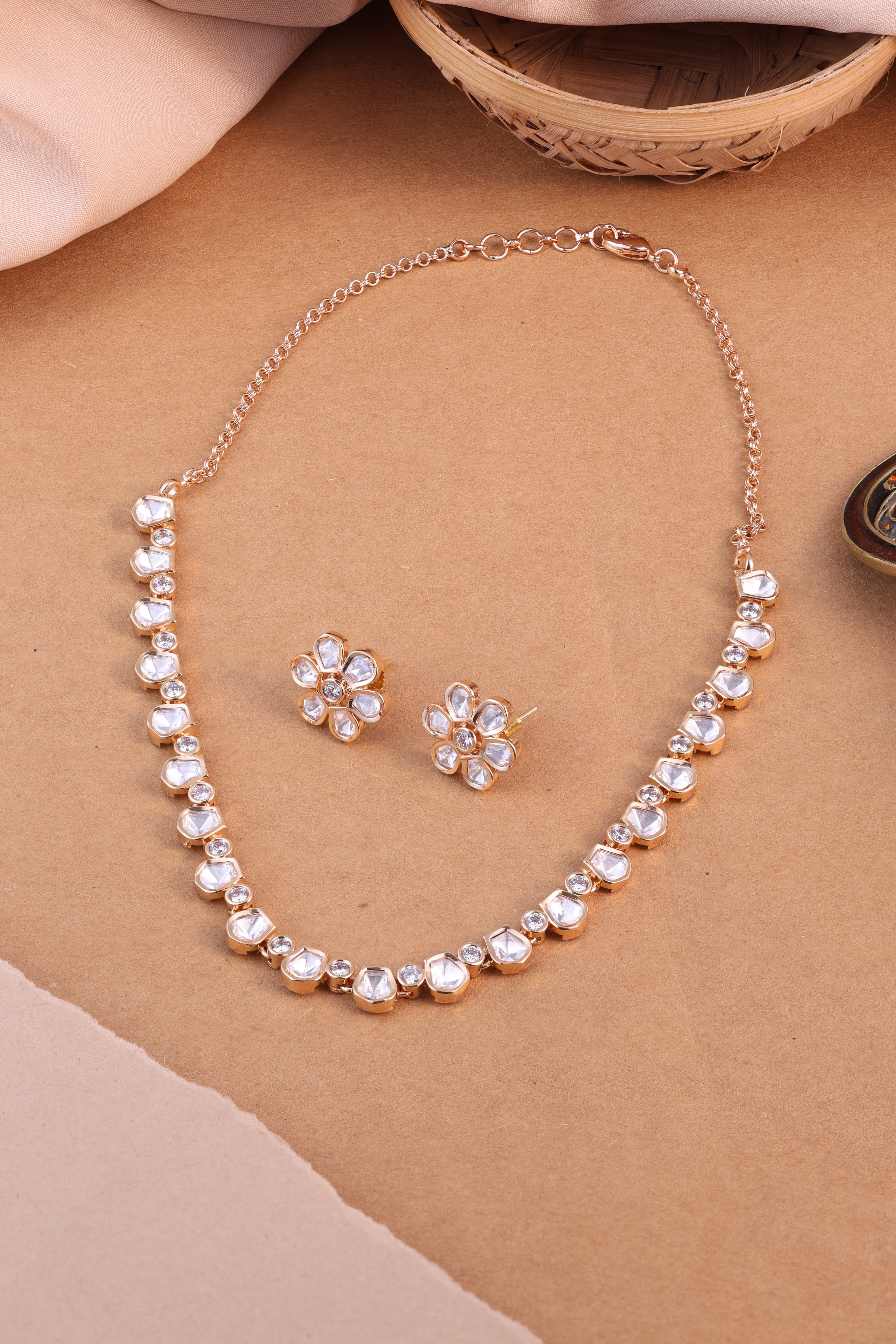 Anokhi Crystal Line Elegance Set