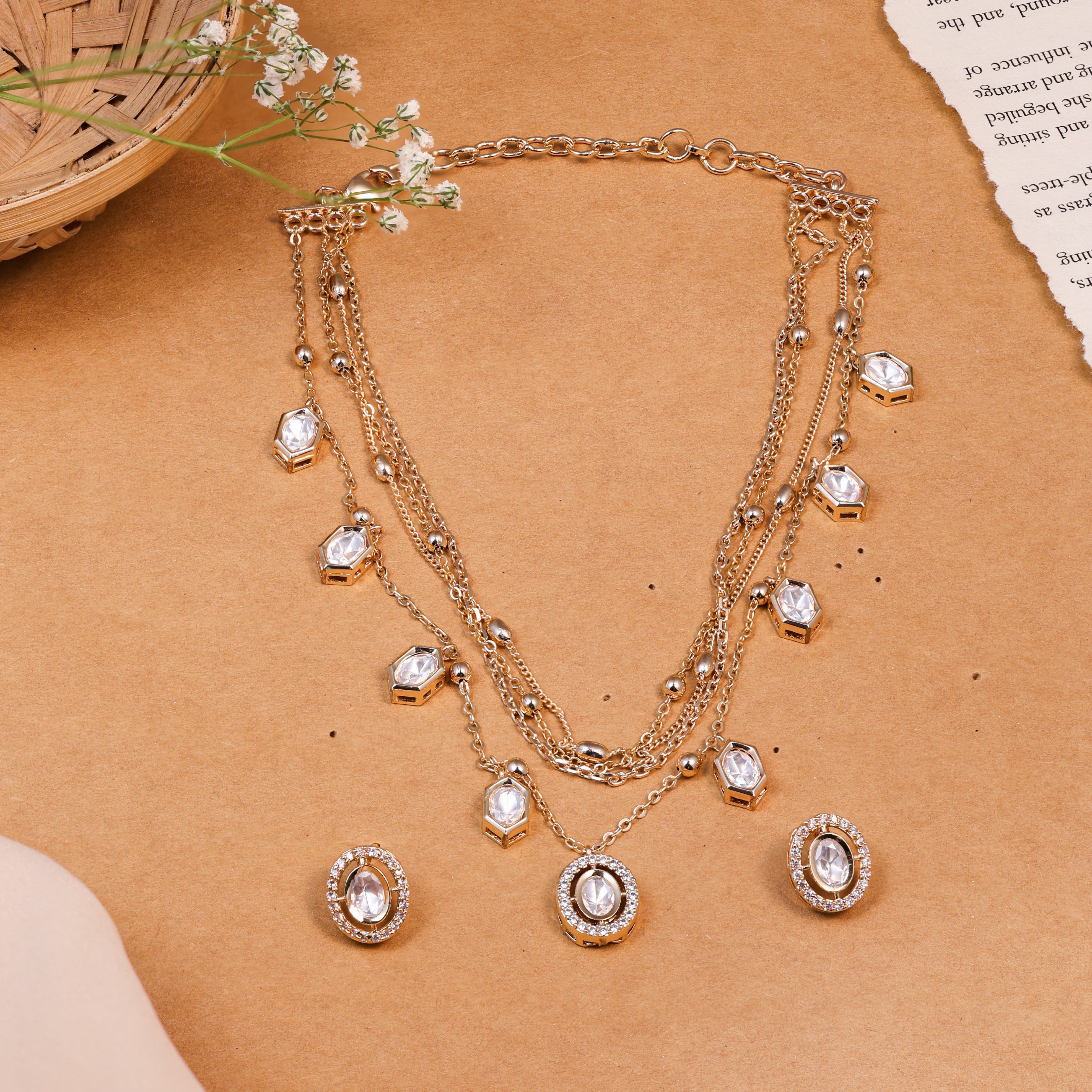 Anokhi Pearl Layered Grace Set