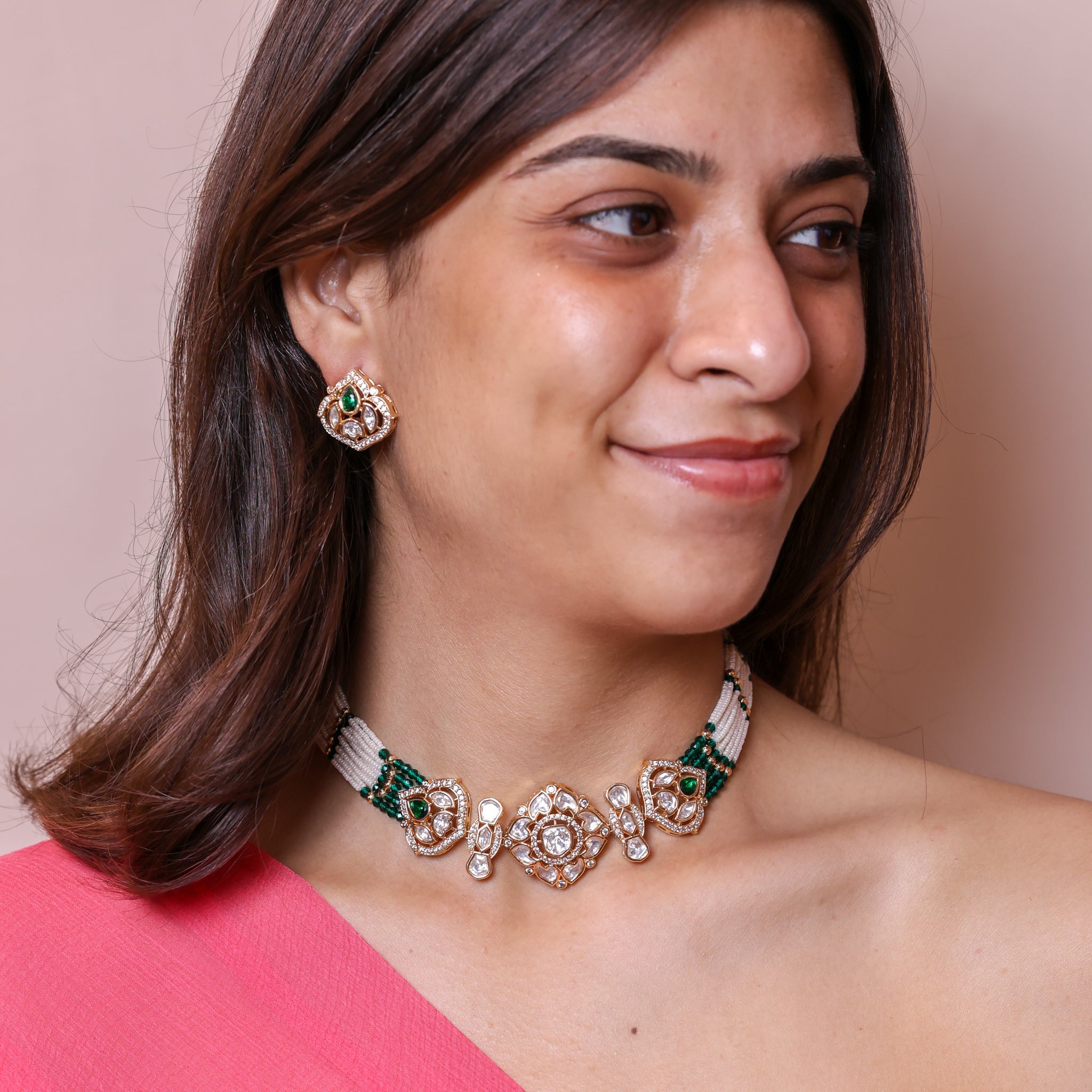 Anokhi Emerald Pearl Royal Set